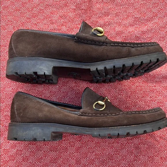 Gucci Brown Horsebit Loafers Slip-On, men’s, 11.5.  Gorgeous