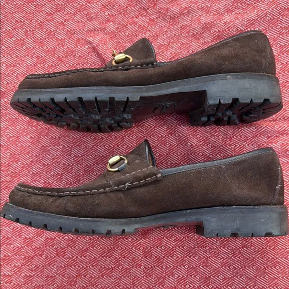 Gucci Brown Horsebit Loafers Slip-On, men’s, 11.5.  Gorgeous