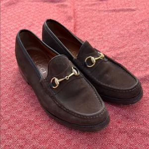 Gucci Brown Horsebit Loafers Slip-On, men’s, 11.5.  Gorgeous