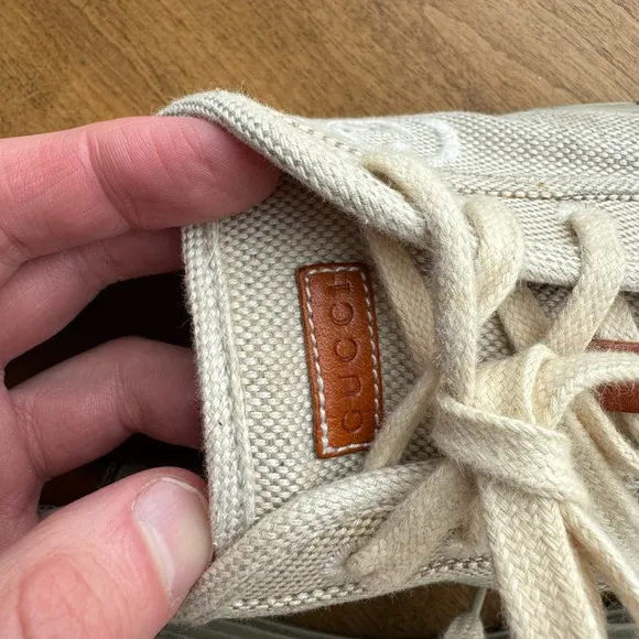 Gucci canvas sneakers