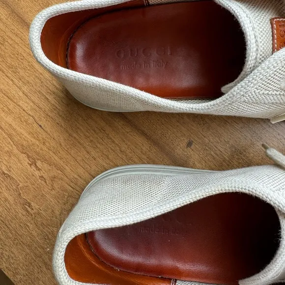 Gucci canvas sneakers