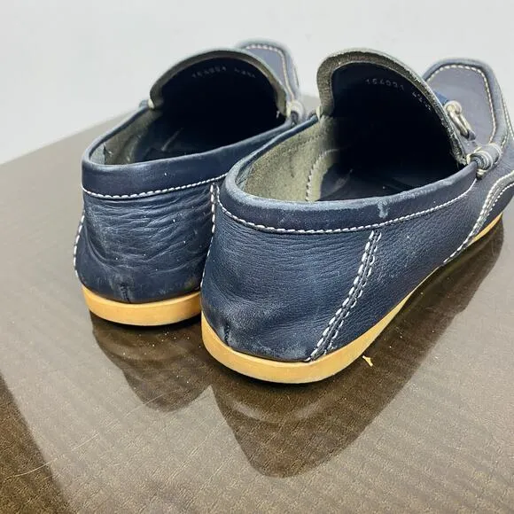 Gucci Horsebit Leather Loafers Slip Ons Men's 42.5E 154021