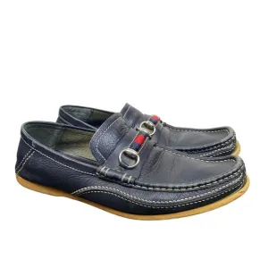 Gucci Horsebit Leather Loafers Slip Ons Men's 42.5E 154021