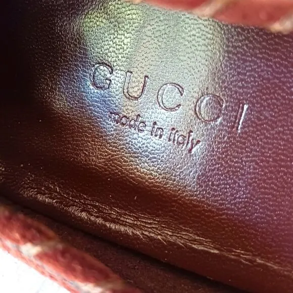 Gucci Horsebit Loafers Sz 6.5 Suede Leatjher Bamboo Tassel Glam Italy w Flaw
