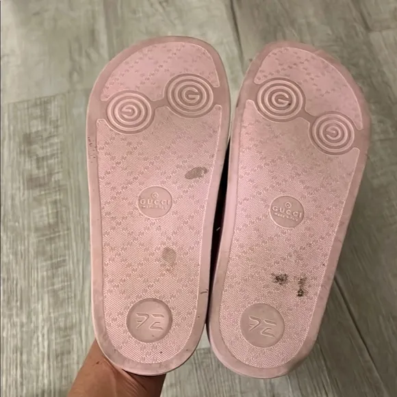 Gucci Pink and Brown Sandals for Effortless Elegance