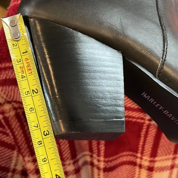 Harley Davidson after riding boots