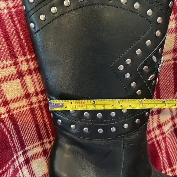 Harley Davidson after riding boots