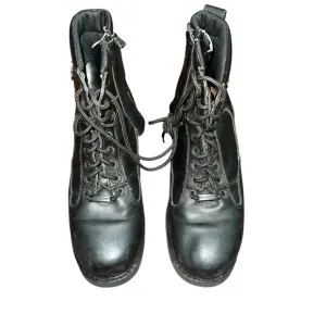Harley Davidson Black Lace Up / side Zip Riding Boots 93074 Size 11