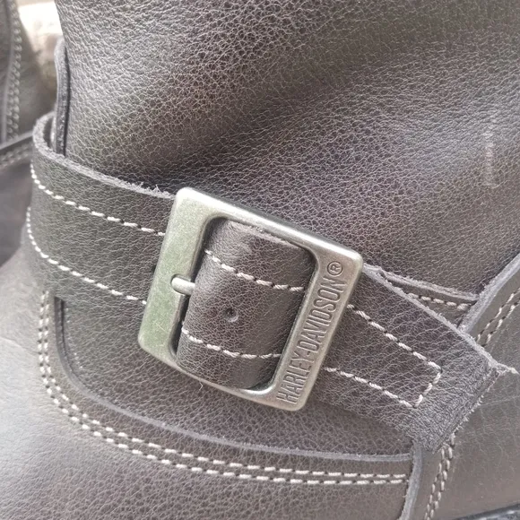 Harley-Davidson Brown Leather Riding Boots