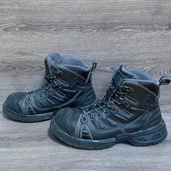 Harley Davidson HD Mens Motorcycle Riding Boots Black Steel Toe Size Size 8.5