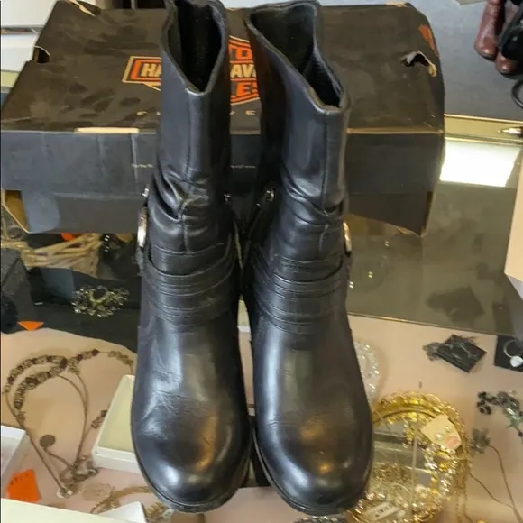 Harley Davidson leather riding Solstice 7 boots