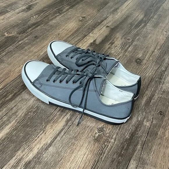 Harley Davidson Men's Roarke Canvas Gray  Sneakers Size 11