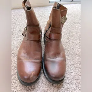 Harley Davidson men’s scout riding boots. Size 11.5, worm but in excellent shape
