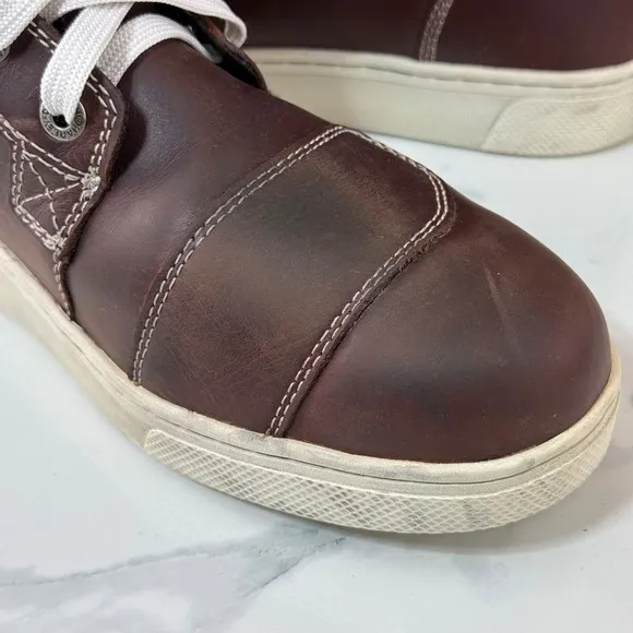 Harley Davidson Steinman Waterproof Motorcycle Brown Men's Boot size 10.5