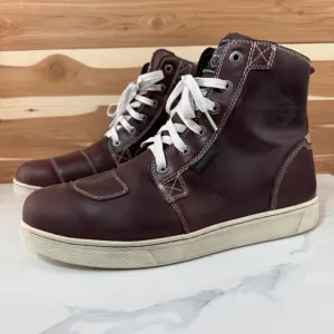 Harley Davidson Steinman Waterproof Motorcycle Brown Men's Boot size 10.5