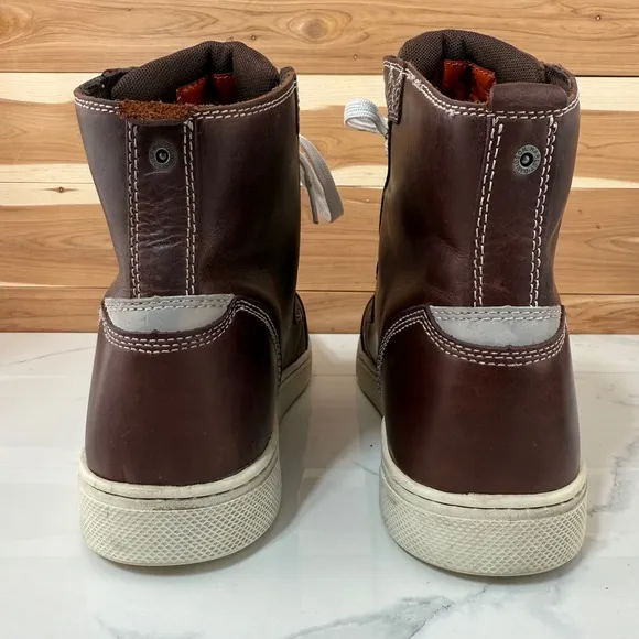 Harley Davidson Steinman Waterproof Motorcycle Brown Men's Boot size 10.5