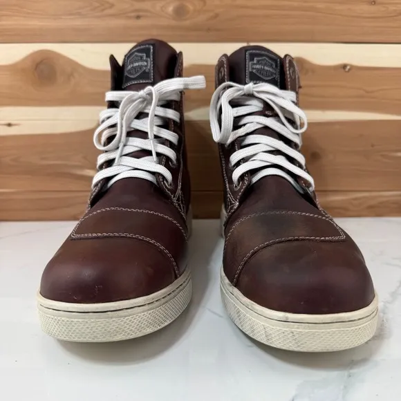 Harley Davidson Steinman Waterproof Motorcycle Brown Men's Boot size 10.5