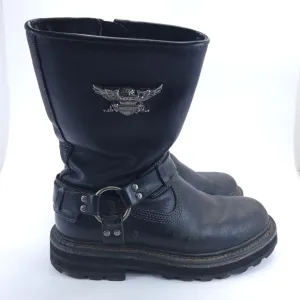 Harley Davidson stratus harness riding boots Mens Size 9 Black