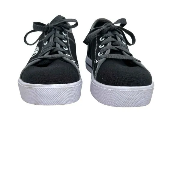 HEELEYS Wheeled Sneakers in Black canvas Gray TZzasrim Unisex Size 5 Big Kid