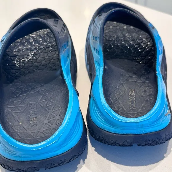 Hoka Blue Slide Sandals Ora Recovery Slide 7M 9W