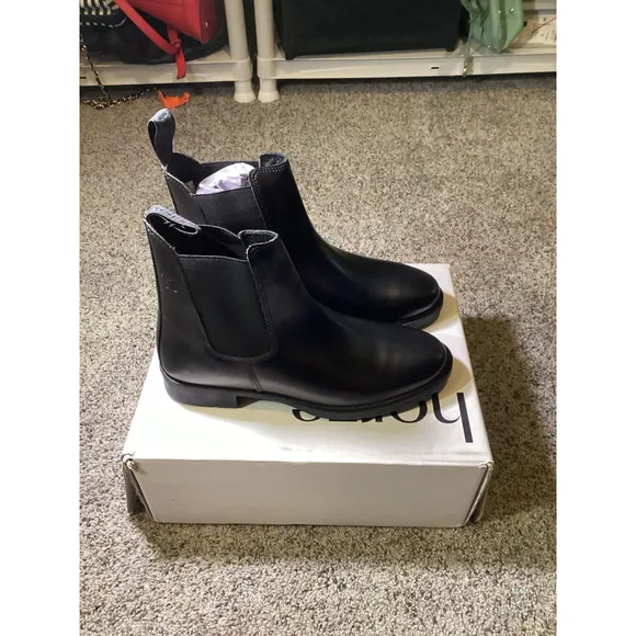 ❤️Horza Signature Padlock Jodhpur Women's Boots Black Slip-On Size 7.5 Casual
