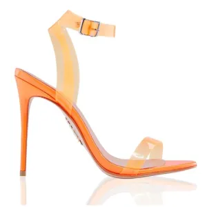 HOUSE Of CB Ghost PVC Neon Strappy Sandals