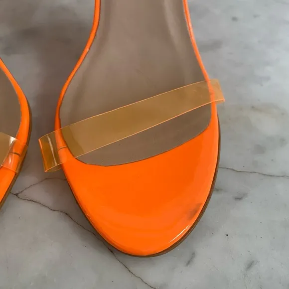 HOUSE Of CB Ghost PVC Neon Strappy Sandals