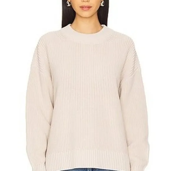 House of Harlow 1960 Cream Crew Neck Sweater