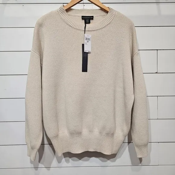 House of Harlow 1960 Cream Crew Neck Sweater