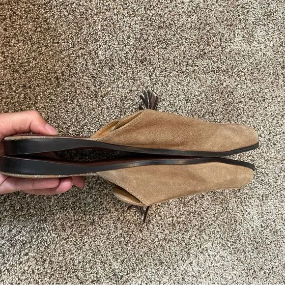 HOUSE OF HOUNDS- Men’s Suede Tassle Slip On Loafers Size 45