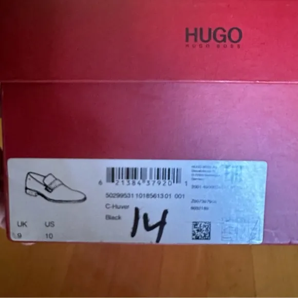 Hugo Boss C-Huver Patent Leather Slip-On Loafers