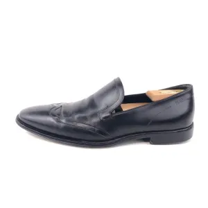 Hugo Boss Italian Black Leather Loafers 8.5