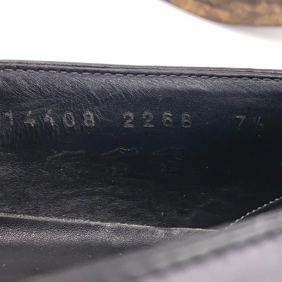 Hugo Boss Italian Black Leather Loafers 8.5