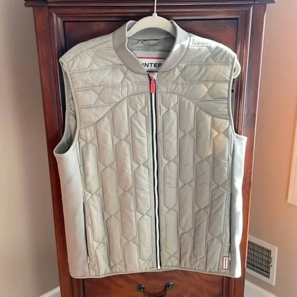 Hunter Boots Original Midlayer Gilet Vest M Medium Stone Primaloft