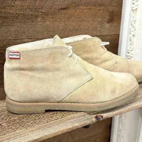 HUNTER Chukka Desert Suede lace up boots size 39/8.5