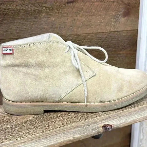HUNTER Chukka Desert Suede lace up boots size 39/8.5