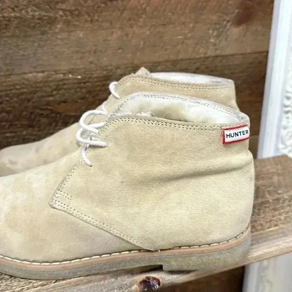 HUNTER Chukka Desert Suede lace up boots size 39/8.5