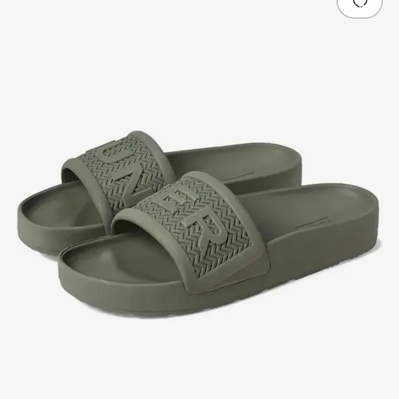 Hunter Men's Bloom Algae Foam Slide in Bracken Green