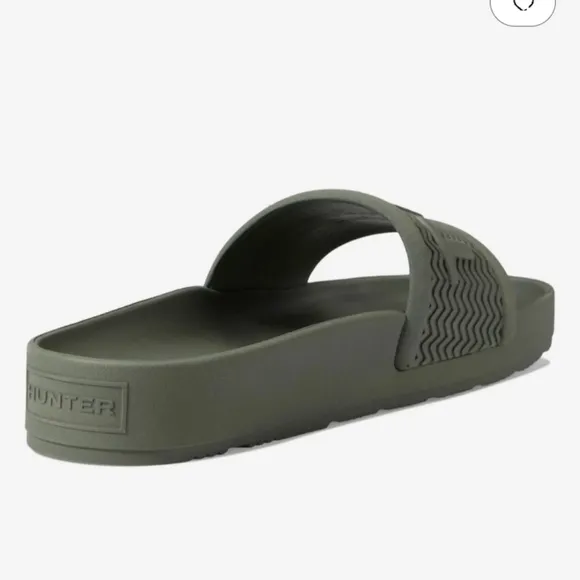 Hunter Men's Bloom Algae Foam Slide in Bracken Green