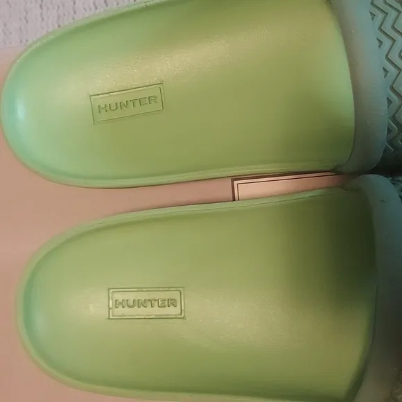 Hunter Men's Bloom Algae Foam Slide in Bracken Green