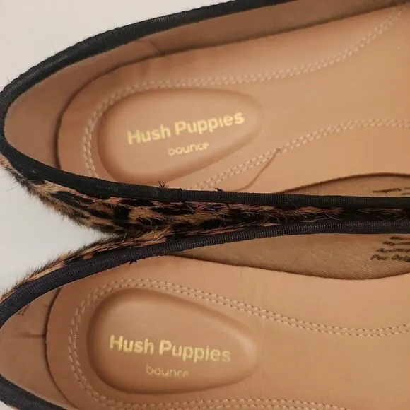 Hush Puppies Sadie Leopard Print Loafers with Tassels, Comfortable, Printed Calf
