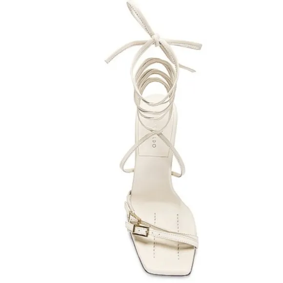 Ilio Smeraldo x Maeve Reilly Strappy Sandal In Ivory Size UK 40 US 10