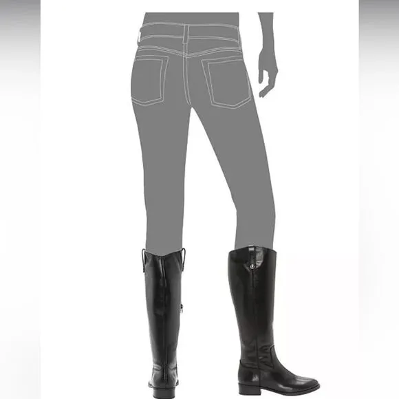 INC Fawne Leather Knee High Riding Boots in Cognac Size 6 NWOB