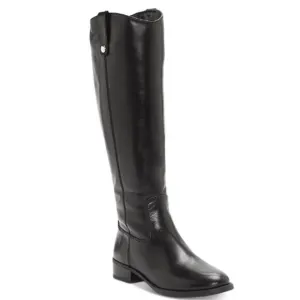 I.N.C. International Concepts Fawne Leather Knee High Boot in Black Size 11