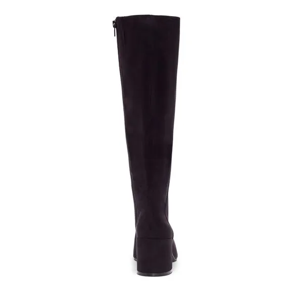 INC Womens Black Stretch Gore Ozara Pointed Toe Block Heel Heeled Boots 10 M