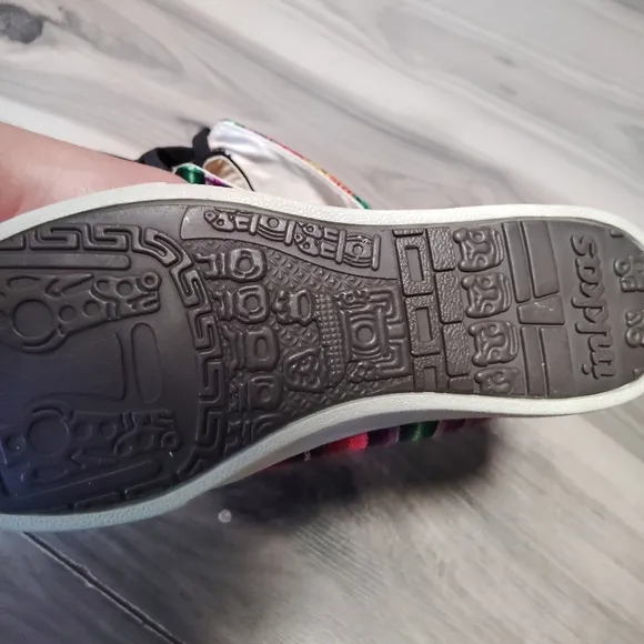 inkkas Aztec storm high top canvas sneakers unisex