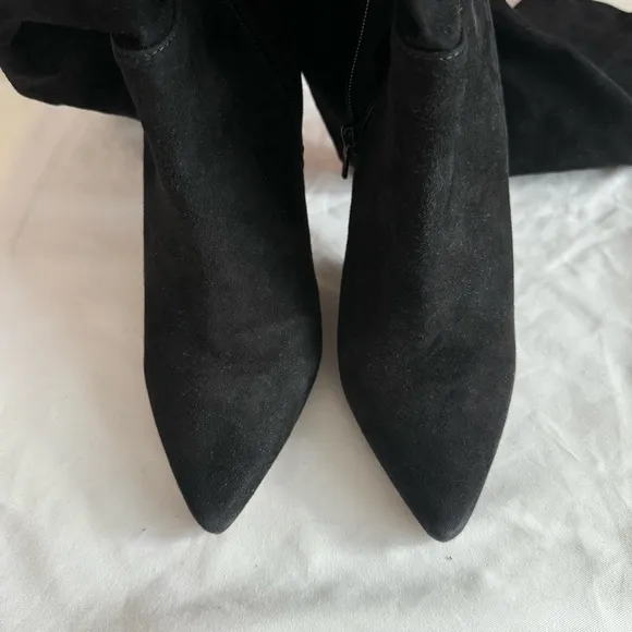 IRO PARIS “Babel” Thigh High Over Knee Stretch Suede Heel Boots Size 37 6.5