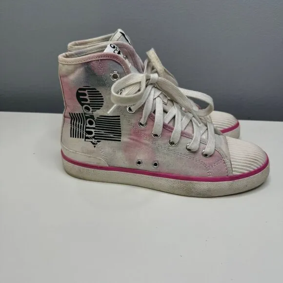 ISABEL MARANT benkeen canvas high top sneakers size 5.5