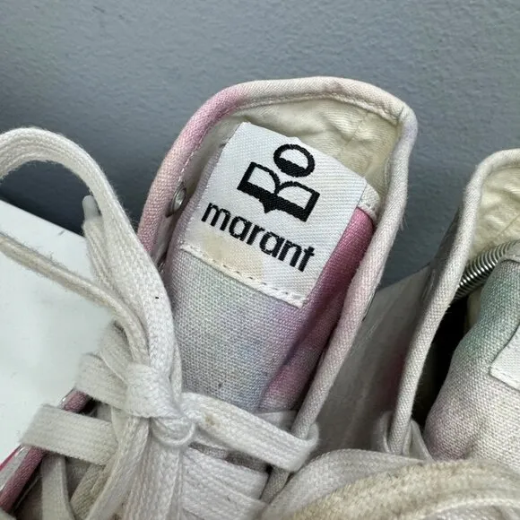 ISABEL MARANT benkeen canvas high top sneakers size 5.5
