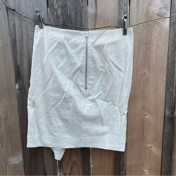 Isabel Marant Lefly Side-Frill Cotton Mini Skirt size 0